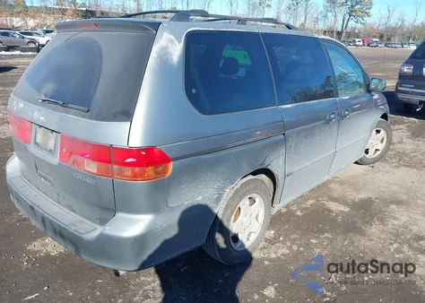 2000 Honda Odyssey Ex z USA, uszkodzony, nr VIN 2HKRL1861YH612526